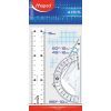 Лінійка Maped набір ESSENTIALS Mini, 15см, 4 предмета, прозорий (MP.242815)