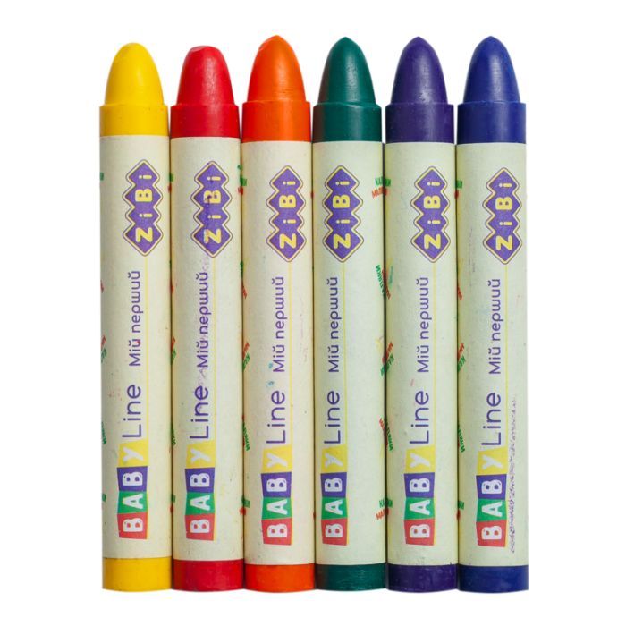Карандаши цветные ZiBi Baby line Suoer Jumbo круглый корпус 6 шт (ZB.2484) изображение 3