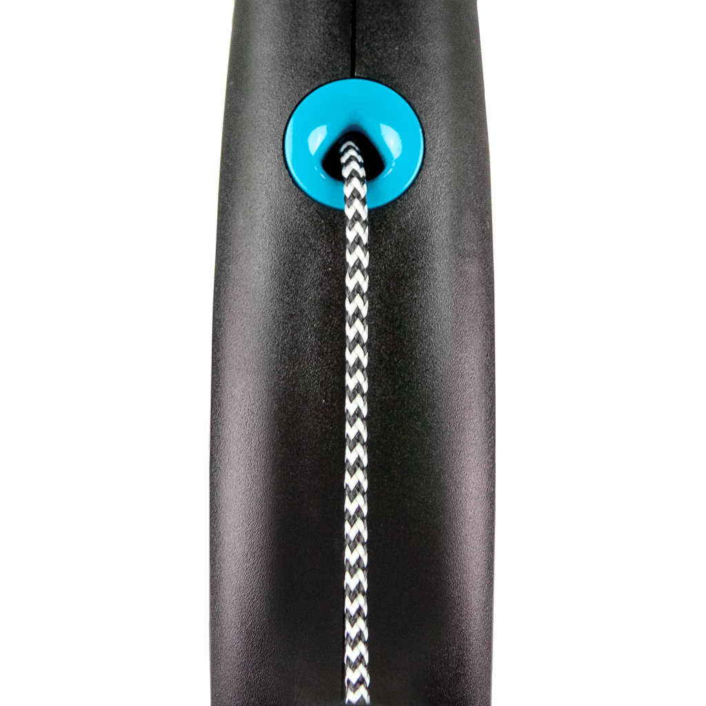 Повідок для собак Flexi Black Design XS трос 3 м (блакитний) (4000498033234) зображення 2