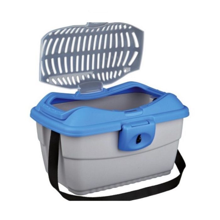Переноска для животных Trixie Mini-Capri 40х30х22 см до 2 кг (синяя с серым) (4011905039800) изображение 2