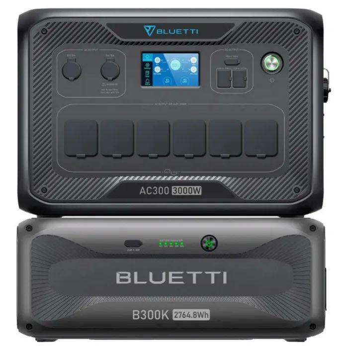 Зарядна станція BLUETTI PowerOak AC300 3000W + B300K 2764.8Wh (AC300+B300K)