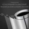 Контейнер для мусора JAH круглый без крышки серебряный металлик 12 л (6338) изображение 5