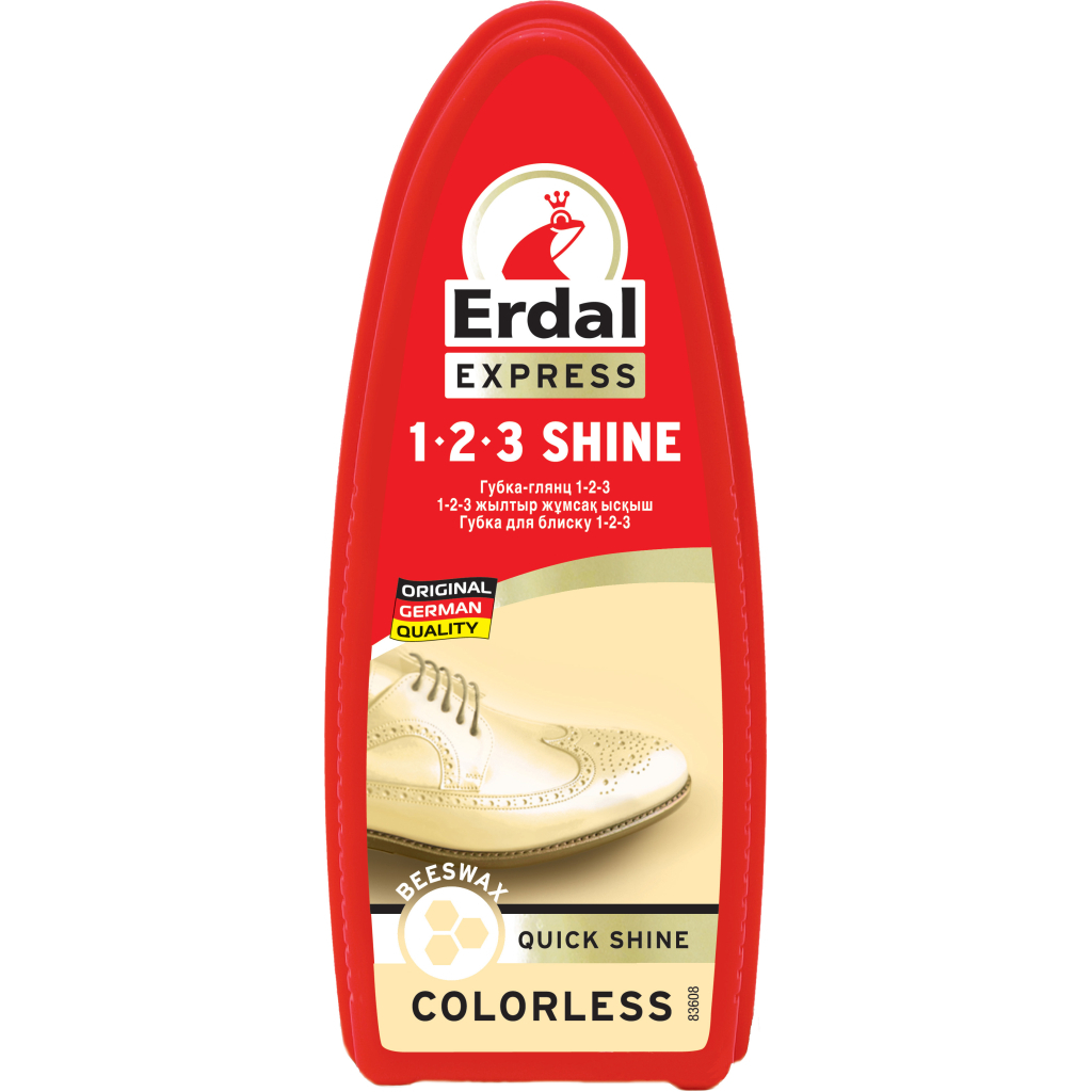 Губка для обуви Erdal Extra Shine Neutral для блеска бесцветная (4001499160752)
