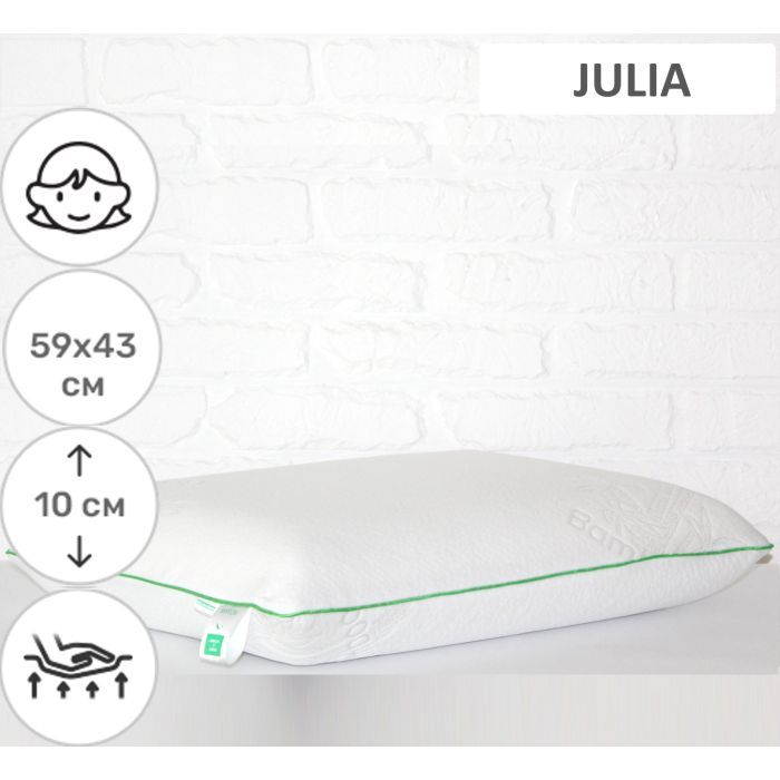 Подушка MirSon ортопедическая №6079 Green nature Julia WoMen 59х43х10 (2200003262339) изображение 2