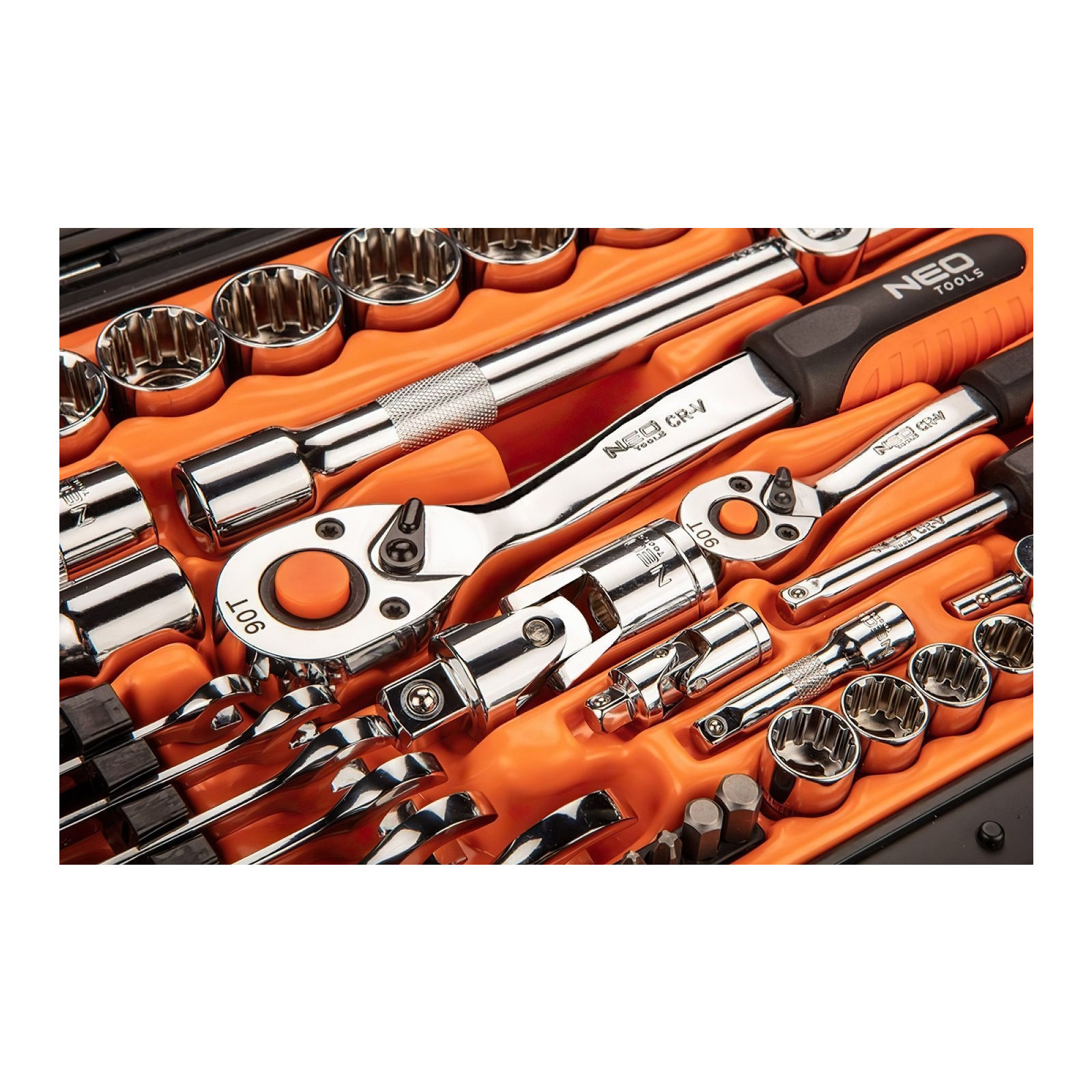 Набор инструментов Neo Tools 1/2-1/4, 71 шт. (08-690) изображение 4