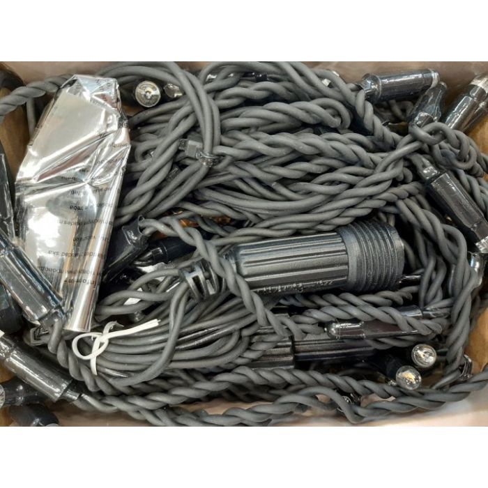Гирлянда Luca Lighting соединительная Бахрома черная 3х0.4 м теплый белый (8711473283587) изображение 2