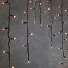 Гирлянда Luca Lighting соединительная Бахрома черная 3х0.4 м теплый белый (8711473283587)