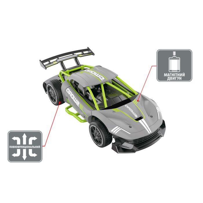 Радиоуправляемая игрушка Sulong Toys Speed racing drift – Sword (серый, 1:24) (SL-289RHG) изображение 3