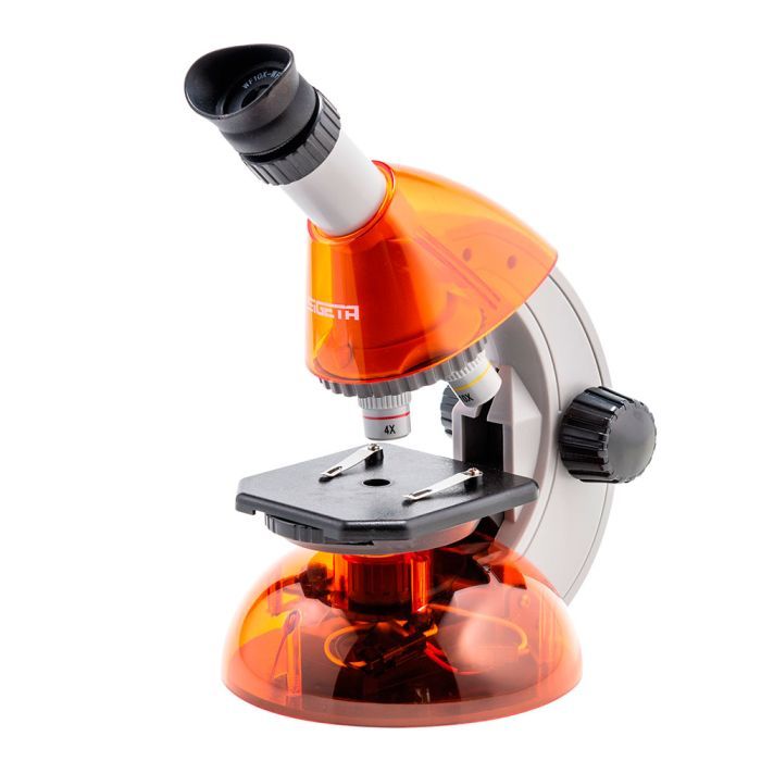 Микроскоп Sigeta Mixi с адаптером для смартфона 40x-640x Orange (65913) изображение 2