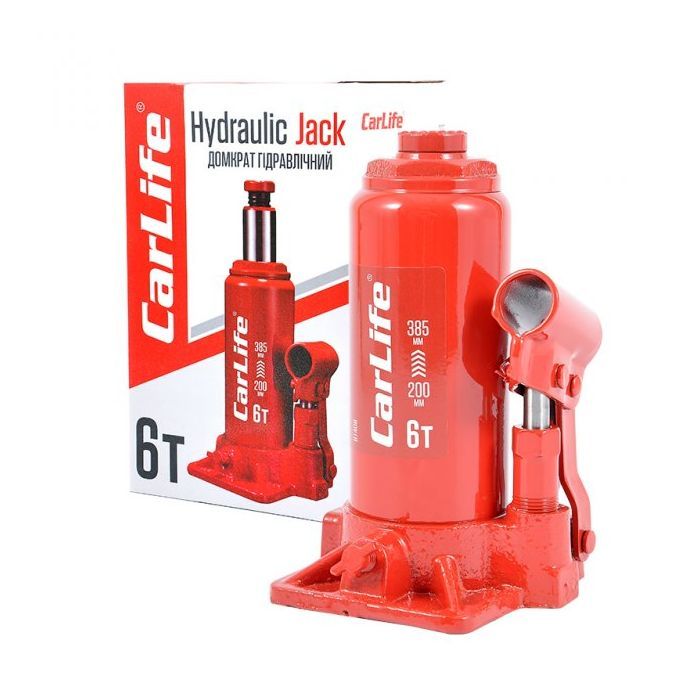 Домкрат CarLife 6т 200-385мм (BJ406) изображение 4