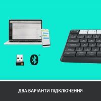 Клавиатура Logitech K375s Multi-Device Wireless UA Graphite (920-008181) изображение 3