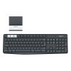 Клавиатура Logitech K375s Multi-Device Wireless UA Graphite (920-008181)
