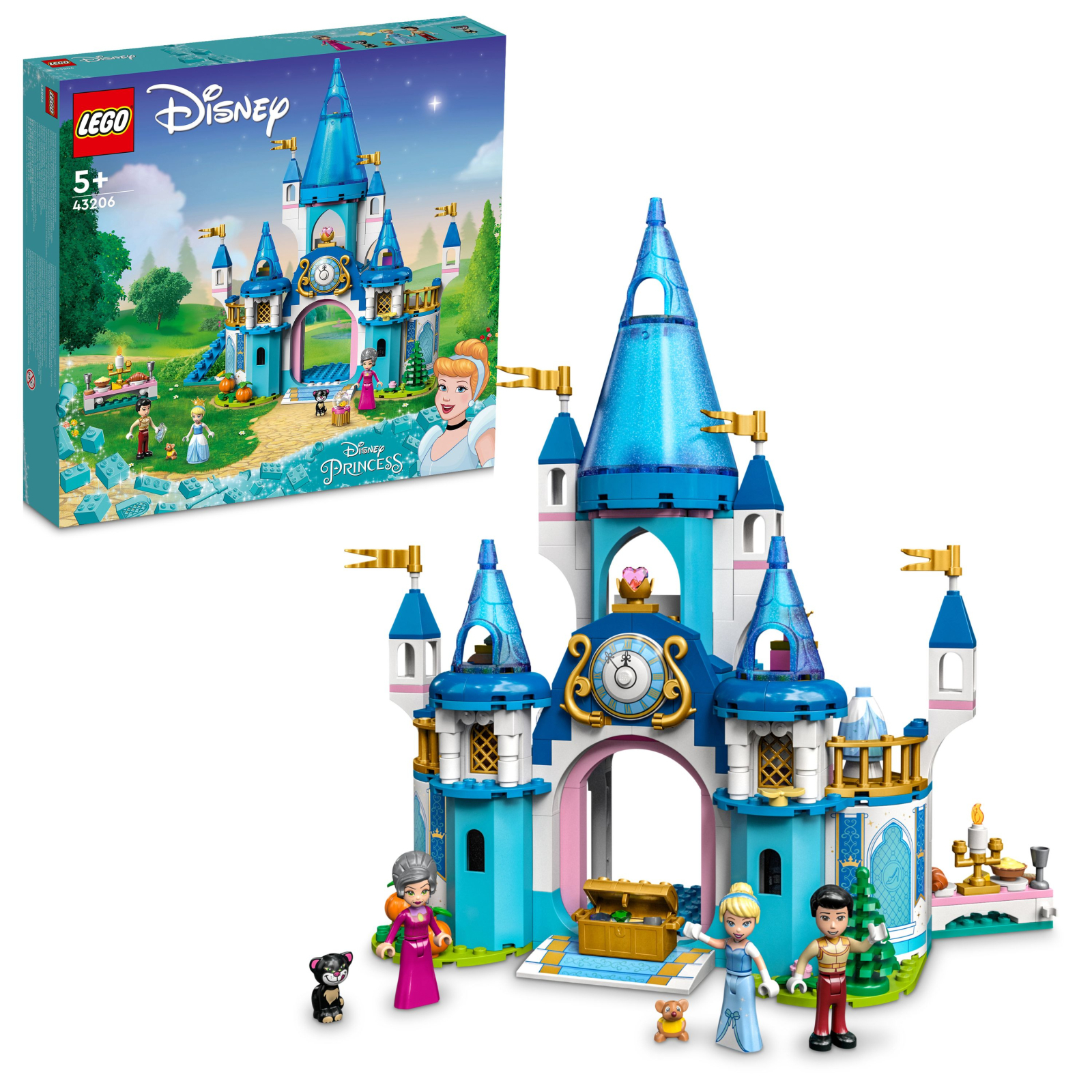 Конструктор LEGO Disney Princess Замок Золушки и Прекрасного принца (43206) изображение 2