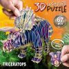 Пазл Educa 3D Трицератопс 67 элементов (6337223) изображение 2