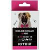 Крейда Kite кольорова Jumbo Dogs, 12 шт (K22-075)