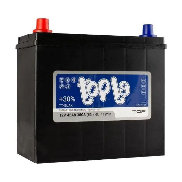 Аккумулятор автомобильный Topla 45 Ah/12V Top/Energy (118 945)