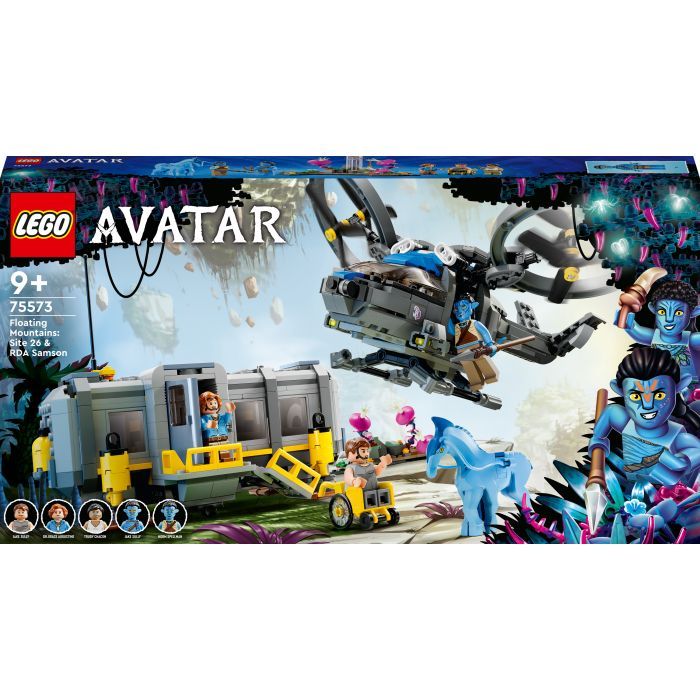 Конструктор LEGO Avatar Горы Аллилуйя: 26-й участок и грузовой конвертоплан «Самсон» 887 деталей (75573)