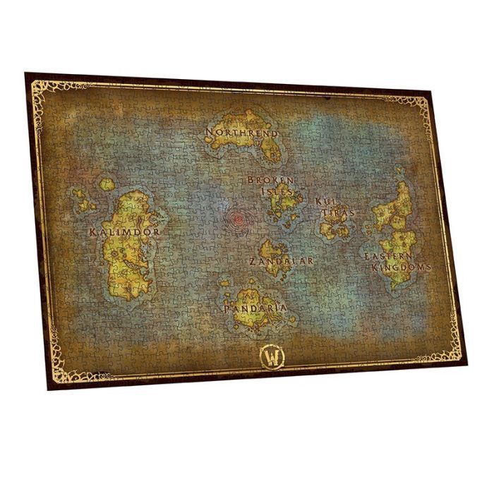 Пазл ABYstyle World of Warcraft Azeroth's map 1000 деталей (ABYJDP011) изображение 2