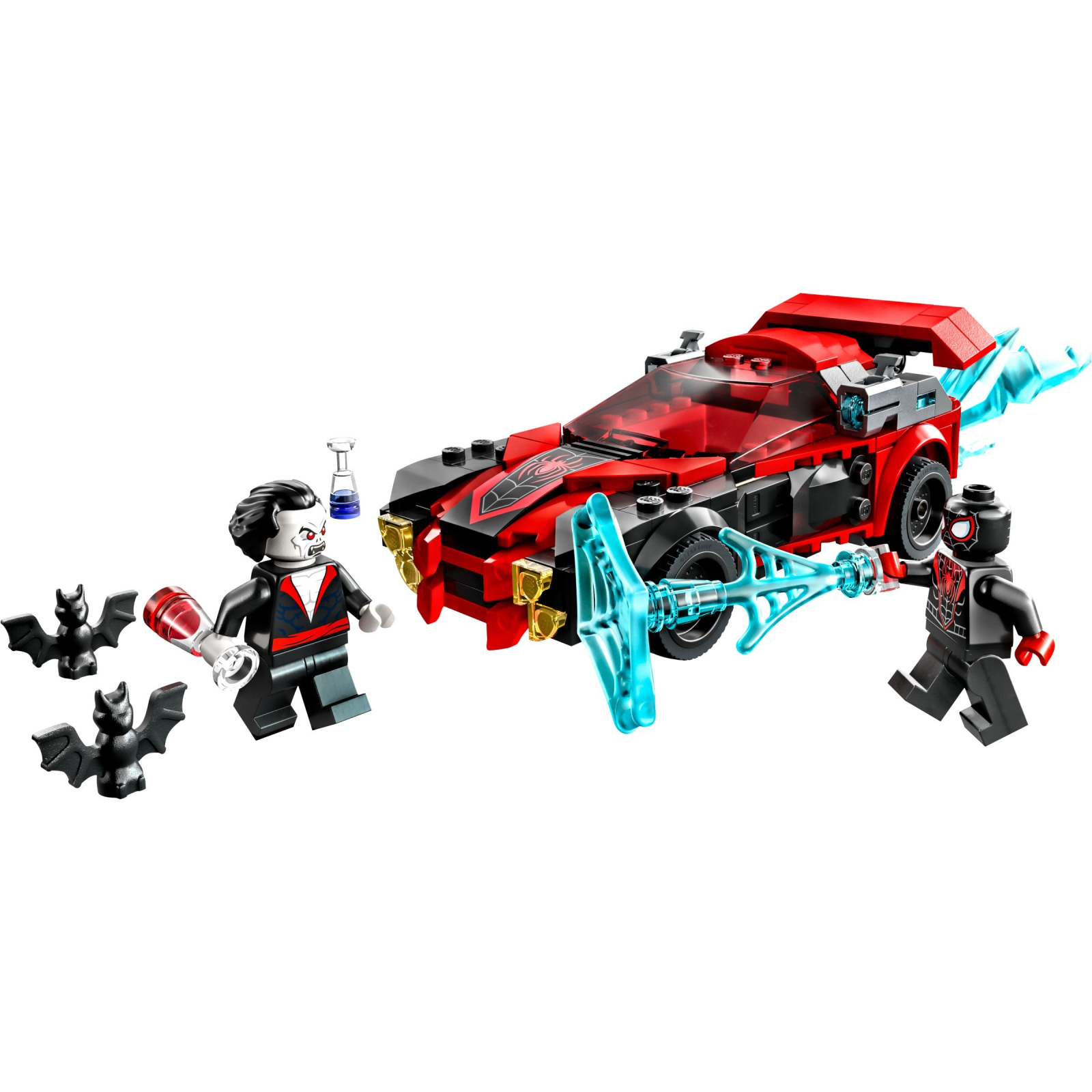 Конструктор LEGO Super Heroes Майлз Моралес против Морбиуса 220 деталей (76244) изображение 2