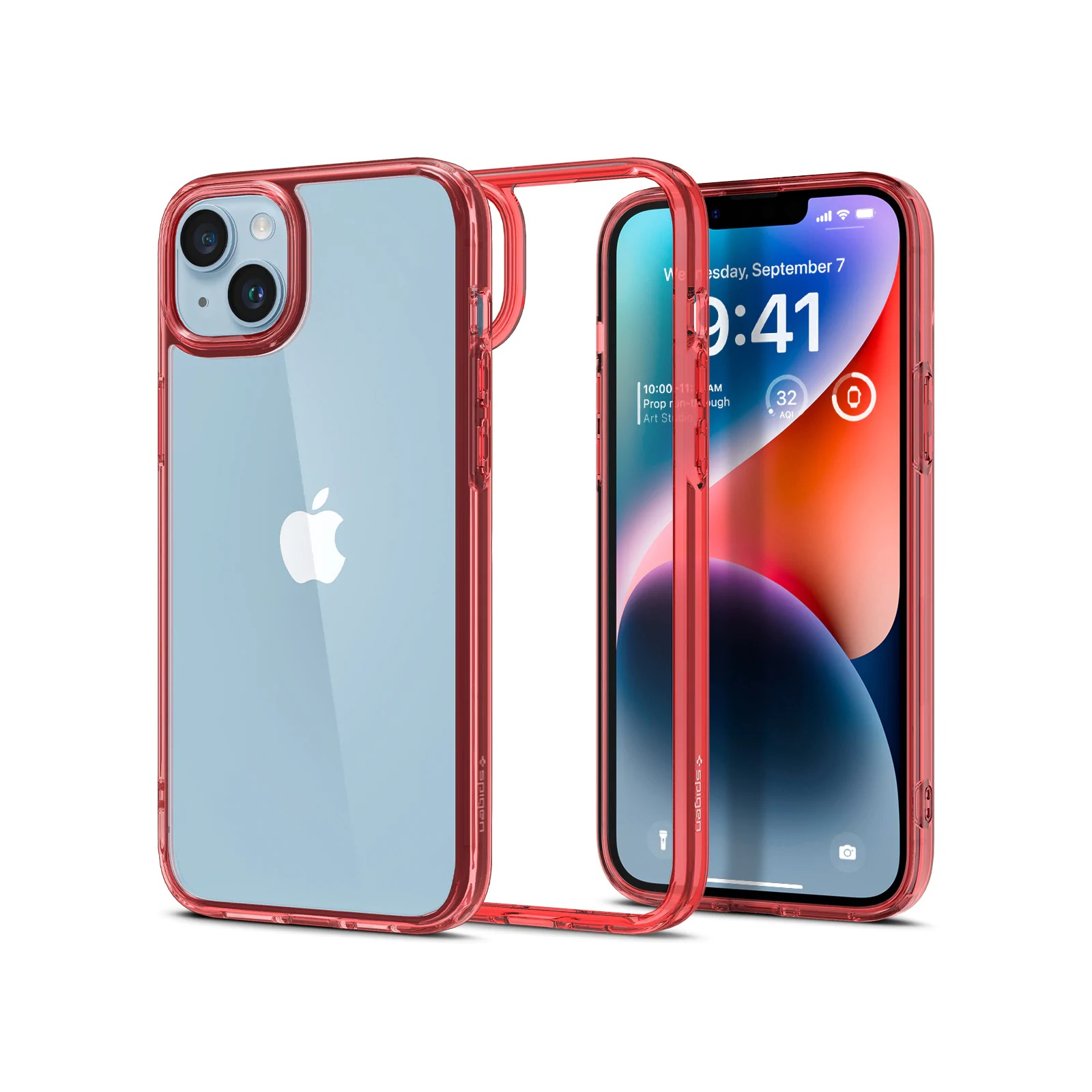 Чохол до мобільного телефона Spigen Apple iPhone 14 Plus Ultra Hybrid, Red Crystal (ACS04896) зображення 5