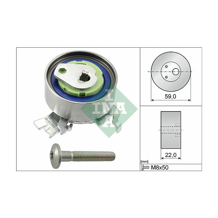 Ролик натягувача ременя INA 531 0518 30