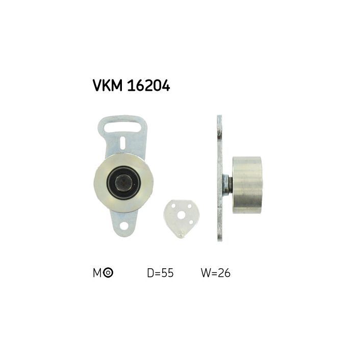 Ролик натяжителя ремня SKF VKM 16204
