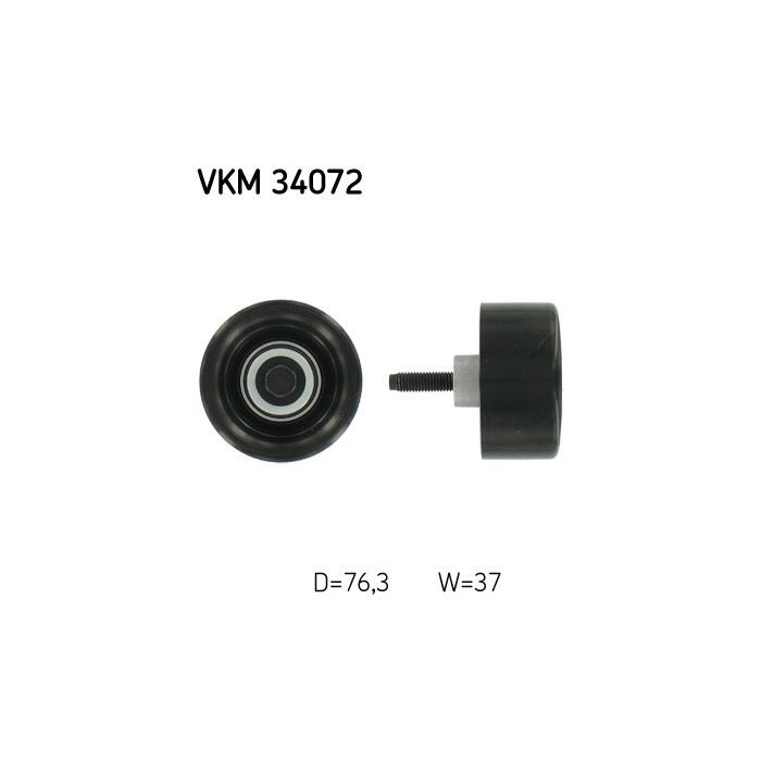 Ролик натяжителя ремня SKF VKM 34072