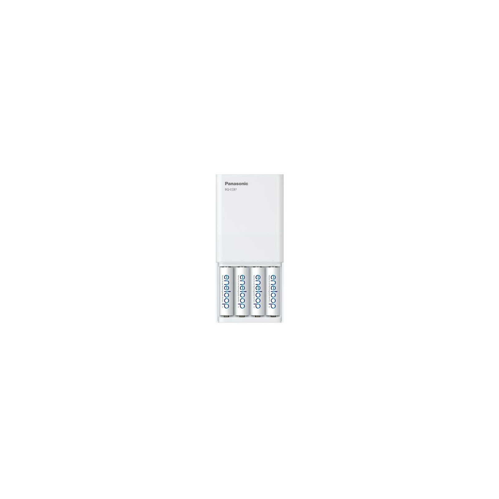 Зарядное устройство для аккумуляторов Panasonic USB in/out with function Power Bank + 4AA 2000 mAh (K-KJ87MCD40USB) изображение 6