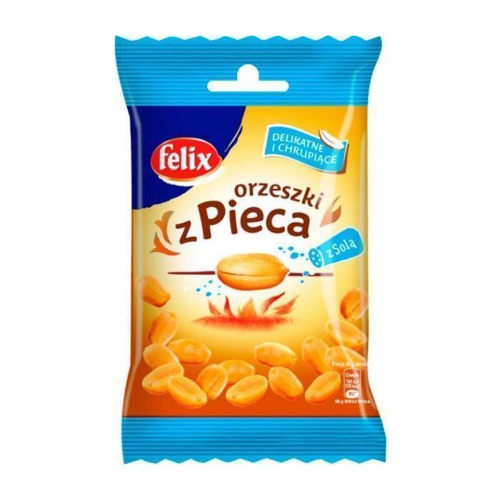 Орехи FELIX Арахис соленый двойной обжарки 180 г (5900571100886)