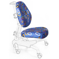 Фото - Чехол на мебель Mealux Чохол для крісла  Nobel, Champion синій з кільцями (Чехол B (Y-517, 