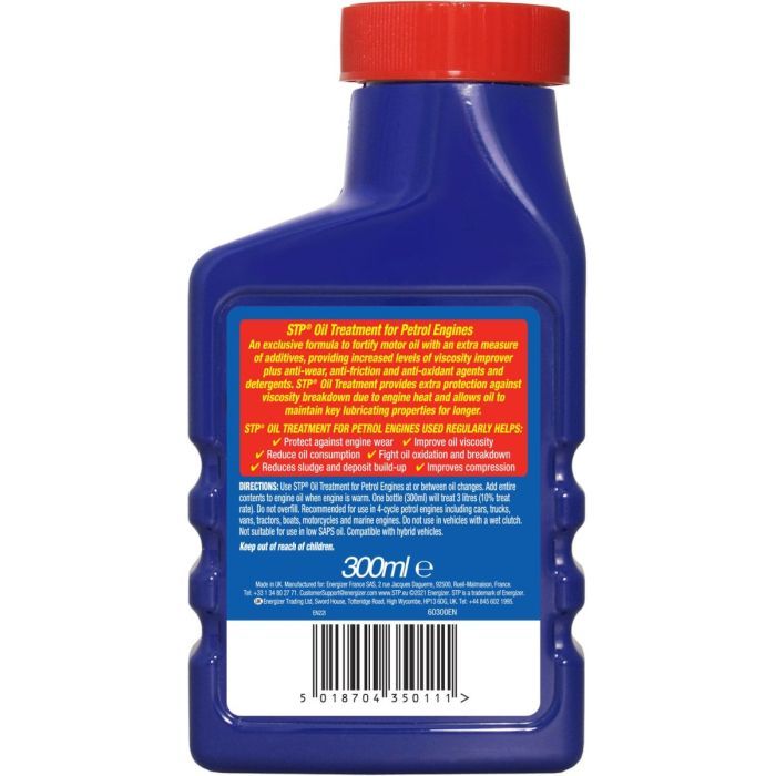Присадка автомобильная STP Oil Treatment for Petrol Engines, 300мл (74368) изображение 2