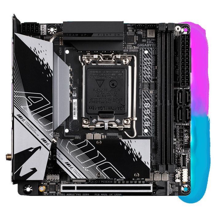Материнская плата GIGABYTE B760I AORUS PRO DDR4 изображение 2