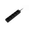 Сетевой удлинитель 2E 5XCEE7/17, 1.5м, black (2E-U0510M1.5BK_Gift) изображение 3
