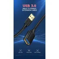 Дата кабель USB 3.0 AM/AF 2.0m US129 Black Ugreen (10373) зображення 2