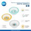 Тарілка дитяча Canpol babies Exotic Animals на присосцi 270 мл Жовт (4/519_yel) зображення 3