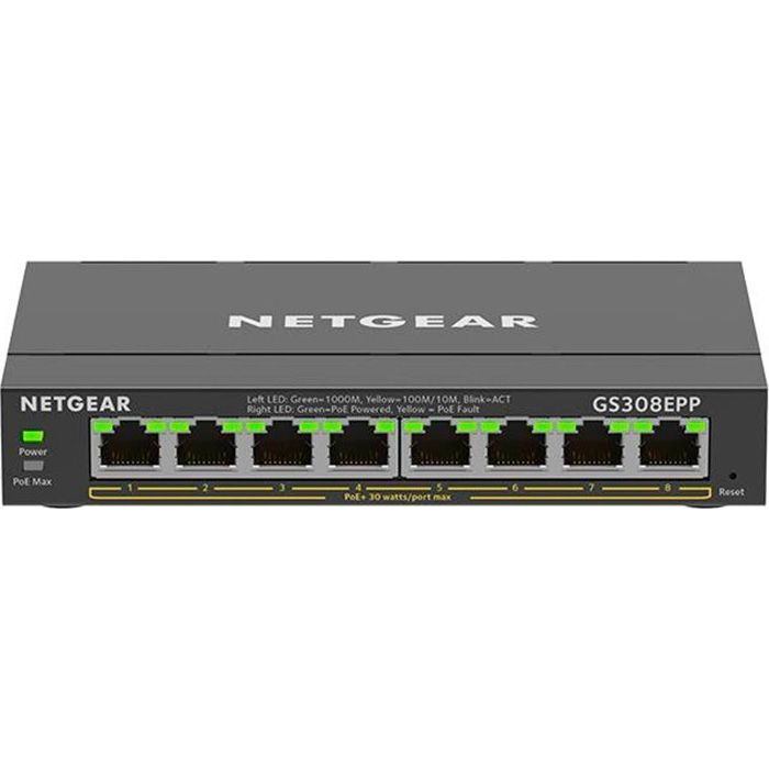 Коммутатор сетевой Netgear GS308EPP-100PES изображение 2