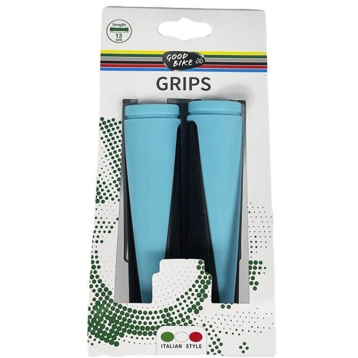 Грипсы Good Bike "DOUBLE" 2 шт 130 мм Blue (88146B-IS) изображение 6