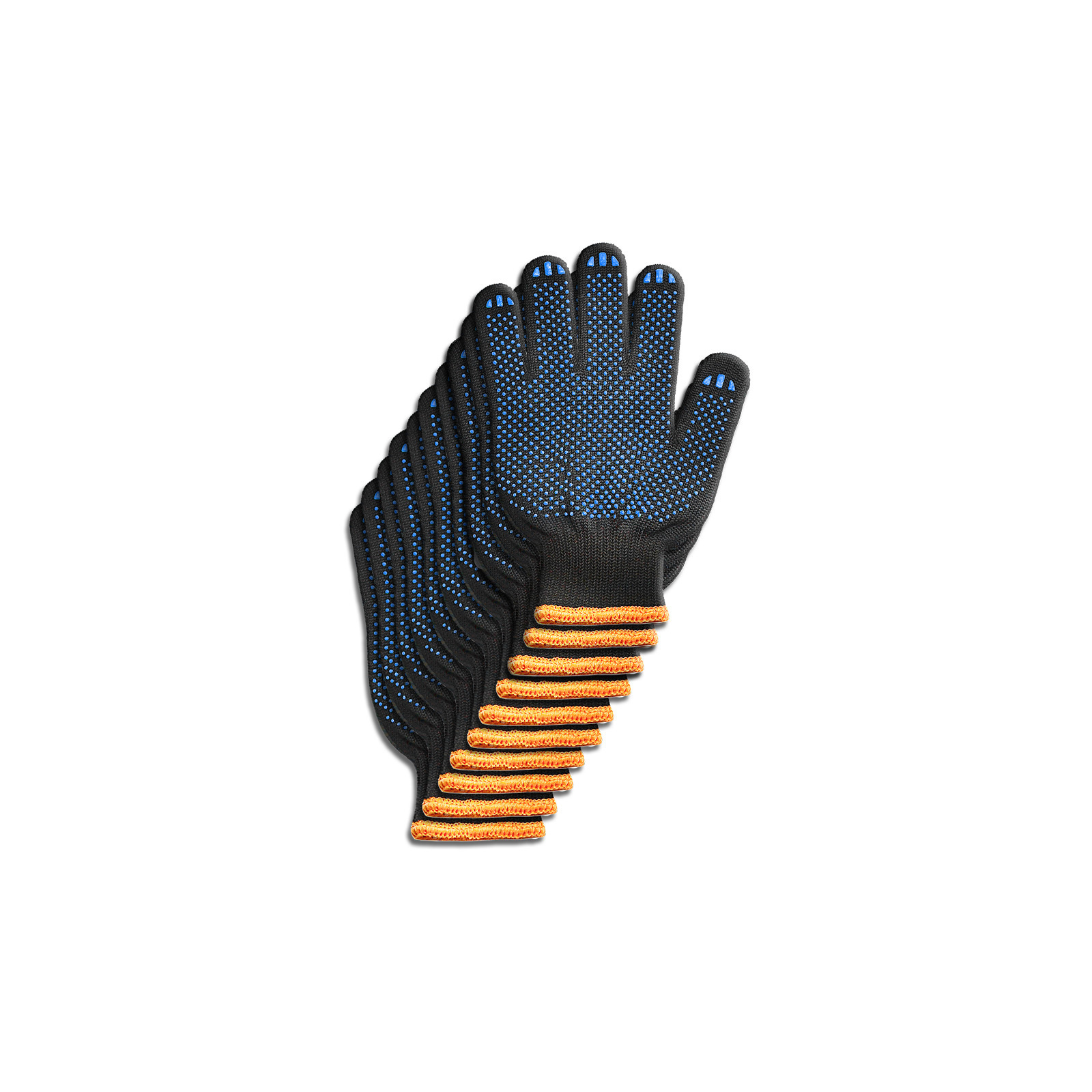Захисні рукавиці Stark Black 6 ниток 10 шт (510861101.10)