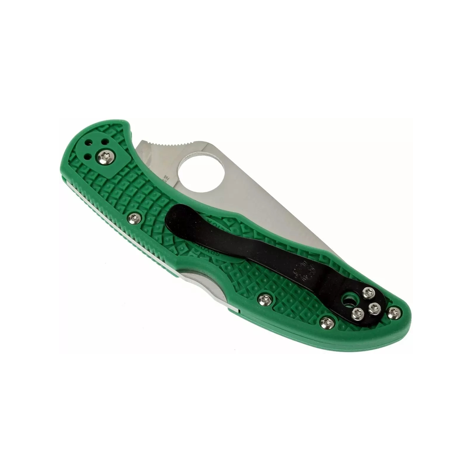 Нож Spyderco Delica 4 Flat Ground ACX 390 Green (C11FPGR) изображение 7