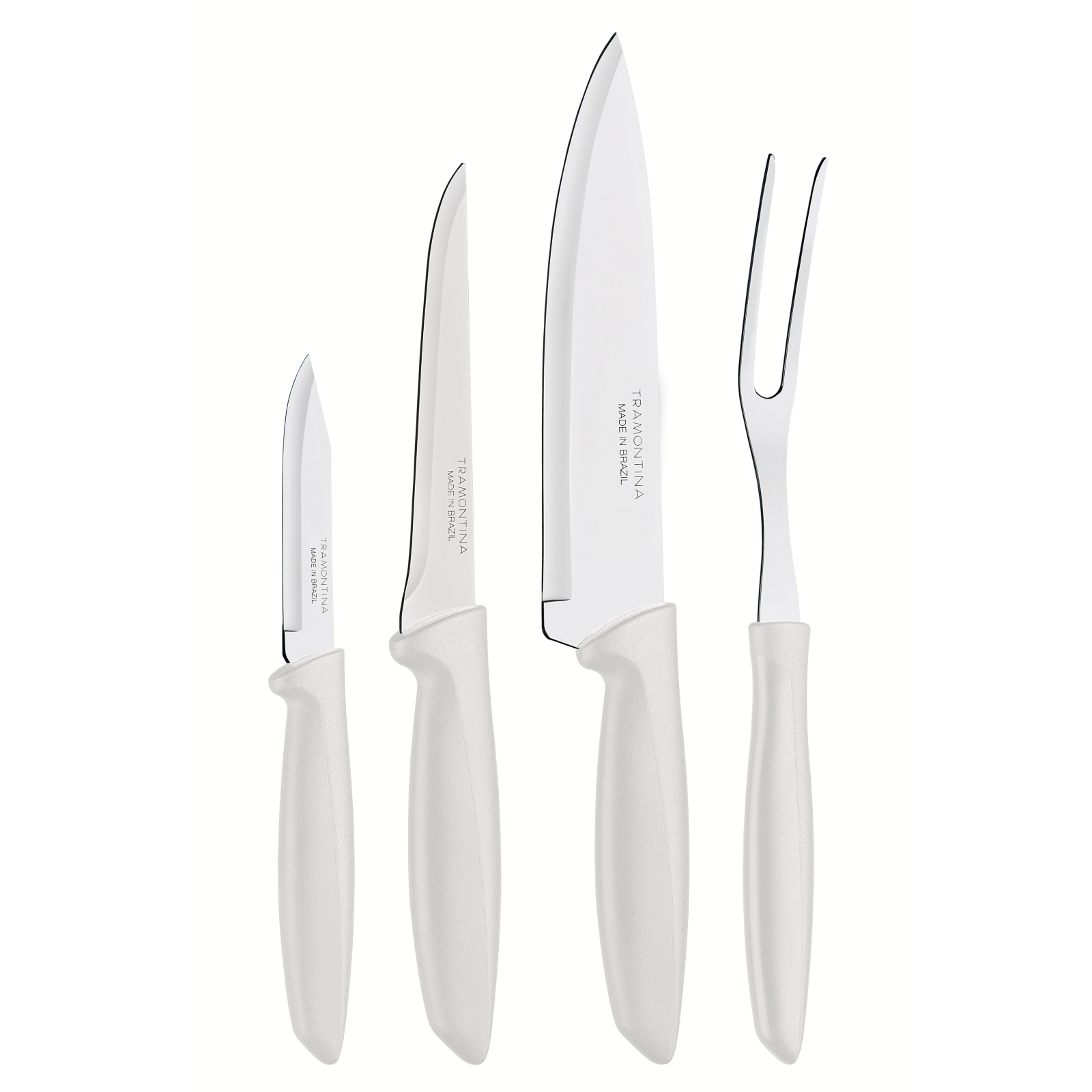 Набор ножей Tramontina Plenus Light Grey 4 шт (23498/331)