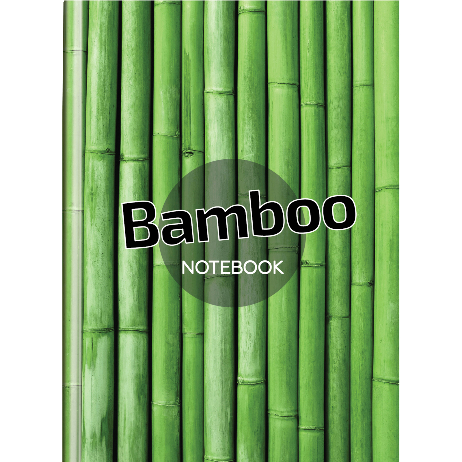 Блокнот Optima Малюнки природи: бамбук А4 96 аркушів, клітинка (O20294-06)