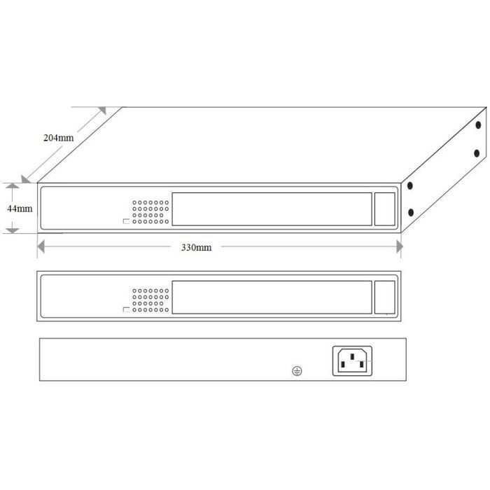 Коммутатор сетевой Onv ONV-H1024PLS изображение 5