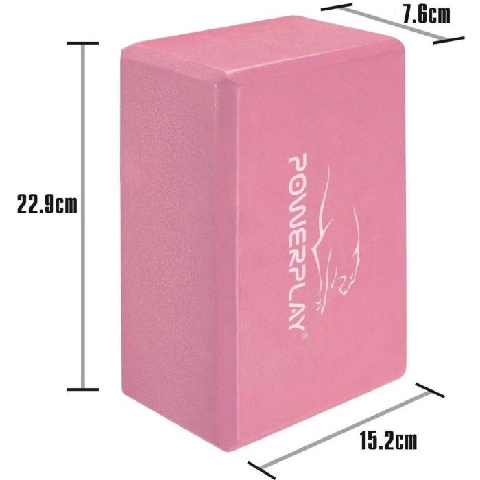 Блок для йоги PowerPlay 4006 Yoga Brick Синий (PP_4006_Blue_Yoga_Brick) изображение 2