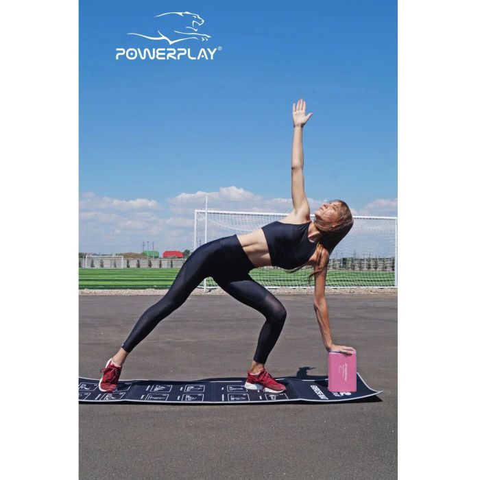 Блок для йоги PowerPlay 4006 Yoga Brick Синий (PP_4006_Blue_Yoga_Brick) изображение 4