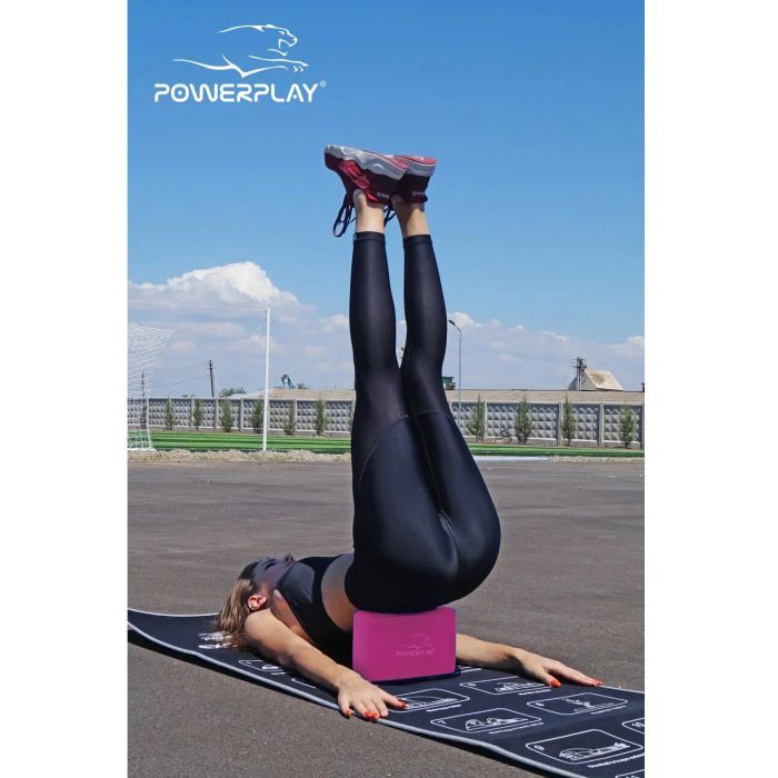 Блок для йоги PowerPlay 4006 Yoga Brick Синий (PP_4006_Blue_Yoga_Brick) изображение 6