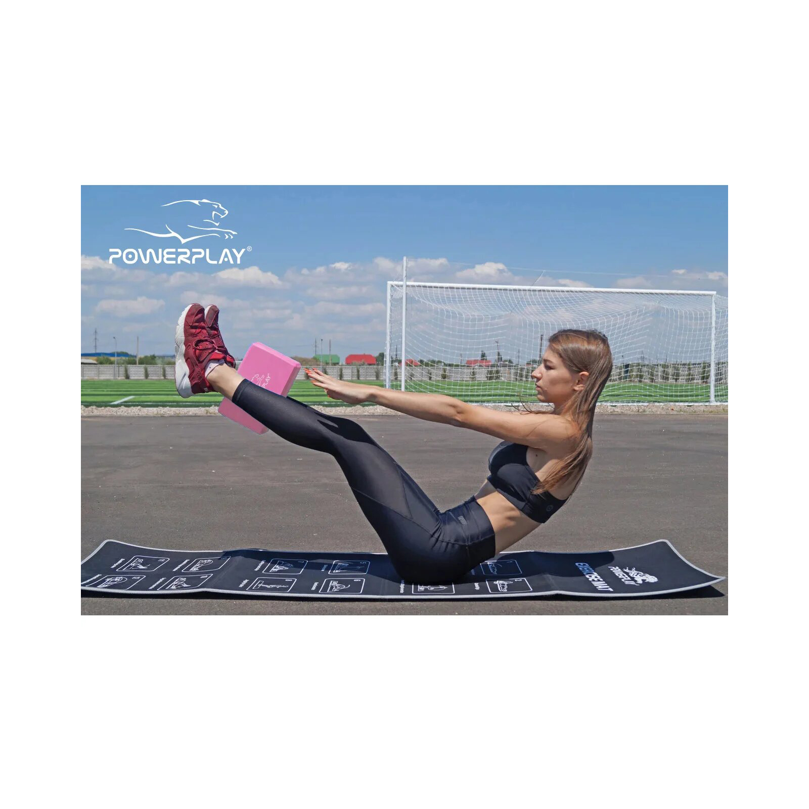 Блок для йоги PowerPlay 4006 Yoga Brick Рожевий (PP_4006_Pink_Yoga_Brick) изображение 7