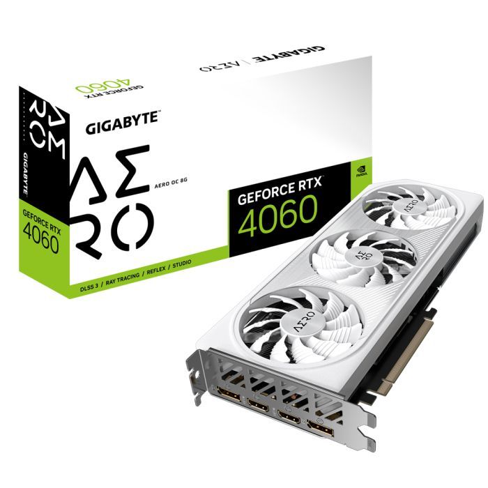 Видеокарта GIGABYTE GeForce RTX4060 8Gb AERO OC (GV-N4060AERO OC-8GD) изображение 7