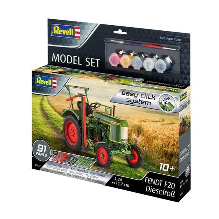 Сборная модель Revell набор Трактор Fendt F20 "Dieselroß" уровень 2, 1:24 (RVL-67822)