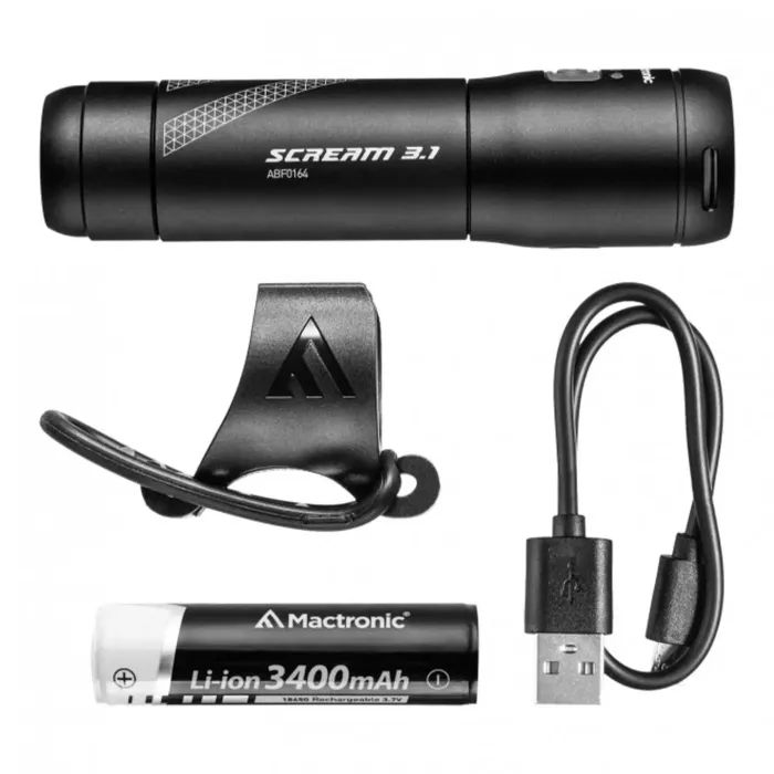 Передняя велофара Mactronic Scream 3.1 1000 Lm USB (ABF0164) изображение 7