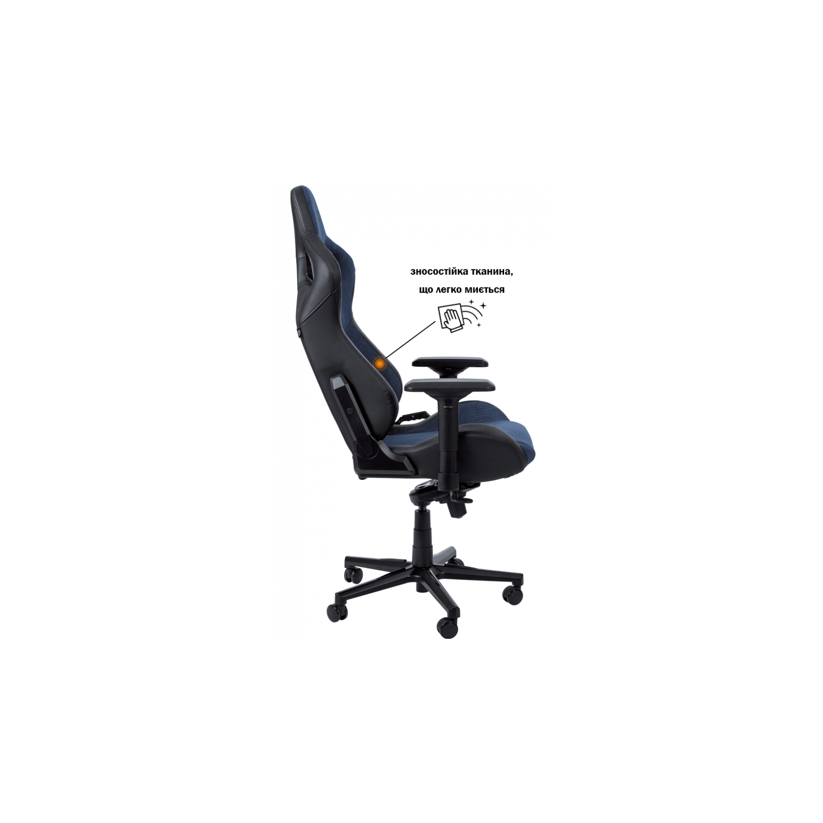 Кресло игровое GT Racer X-8005 Black изображение 3